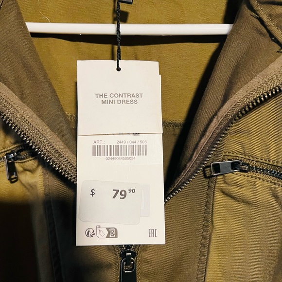 Zara Military Mini - Olive. NWT. - Picture 7 of 9